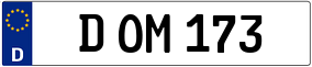 Truck License Plate